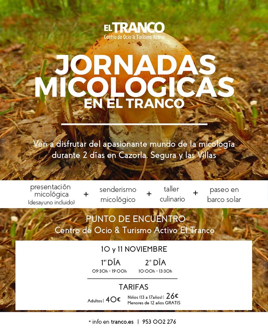 Jornadas Micológicas en El Tranco 2018